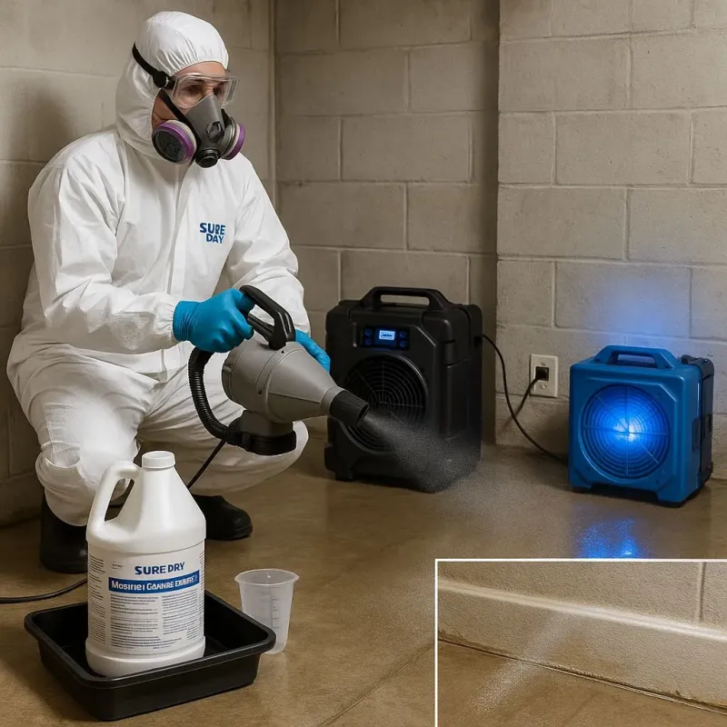 Sanitization and Odor Removal process in Gardendale, TX
