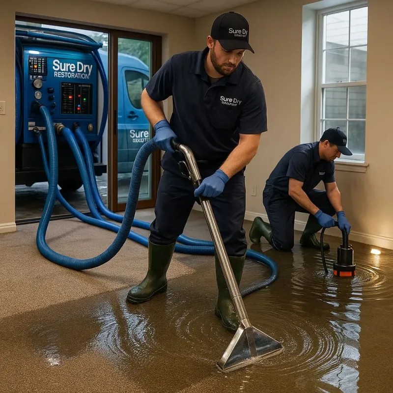 Water Extraction and Removal process in Gardendale, TX